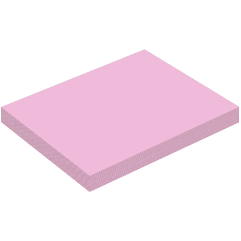 Бумага для заметок с клеевым краем Economy 76x51 мм, 100 л, пастел розовый