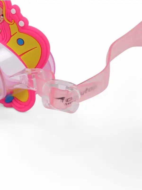 Очки для плавания детские ONLYTOP Swim &laquo;Русалка&raquo;, беруши, цвет розовый