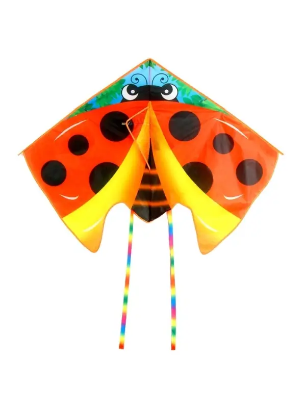 Воздушный змей &laquo;Божья коровка&raquo;, с леской