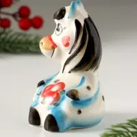 Сувенир Лошадка Маруся, 10х6х6,5см, гжель, цвет