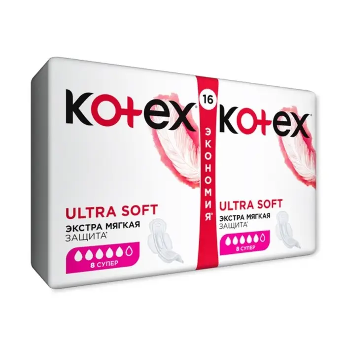 Прокладки Kotex Ultra Soft Super, 16 шт.