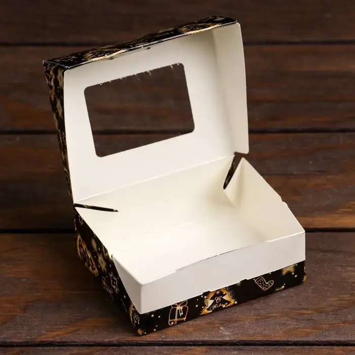 Коробка подарочная новогодняя складная «Настроение», 10×8×3.5 см Коробка подарочная новогодняя складная «Настроение», 10×8×3.5 см