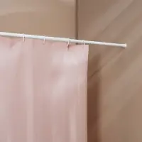 Карниз для шторы в ванную тм VETTA, 2м, телескопический, алюминий, белый