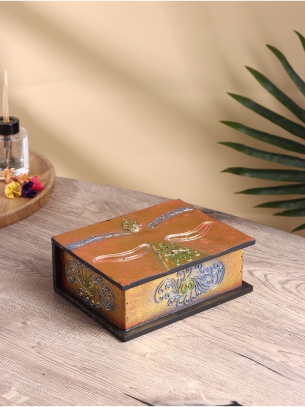 Шкатулка резная МДФ, 15х19х7,5 см Шкатулка резная МДФ, 15х19х7,5 см