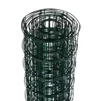 Сетка сварная с ПВХ покрытием, 5&times;0.5 м, ячейка 50&times;50 мм, d=1 мм, металл, Greengo