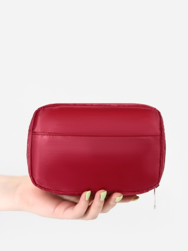 Косметичка дор Одноцвет, 16*6*10,5, отд на молнии, подкладка, н/карман, бордовый