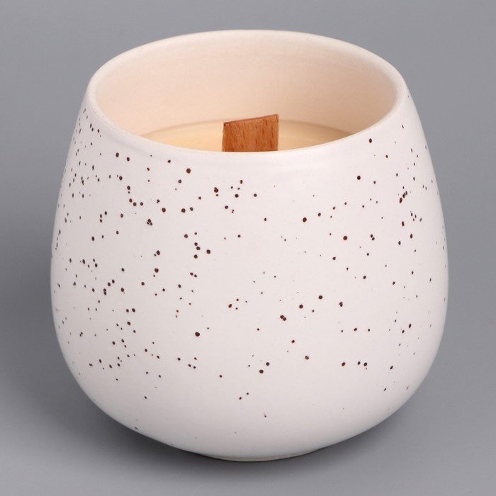 Свеча из соевого воска в кашпо «Нежность», 8×8 см, МИКС Свеча из соевого воска в кашпо «Нежность», 8×8 см, МИКС