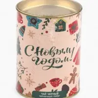 Чай подарочный в тубусе &laquo;С Новым годом&raquo;, 50 г