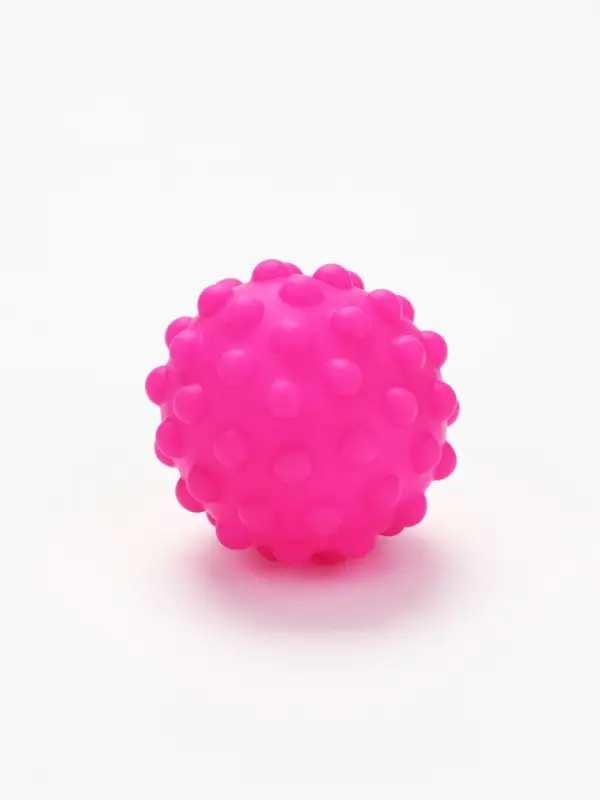 Игрушка для собак &laquo;Мячик&raquo;, 6,5 см, пищащая, фуксия