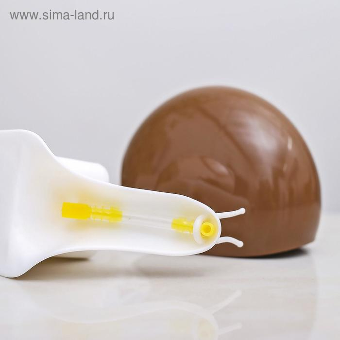 Дозатор для жидкого мыла Доляна «Улитка», 120 мл, цвет МИКС Дозатор для жидкого мыла Доляна «Улитка», 120 мл, цвет МИКС