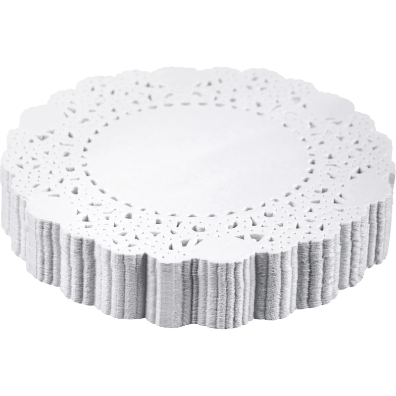 Салфетки ажурные AVIORA бумажные круглые D10см 250шт/ уп