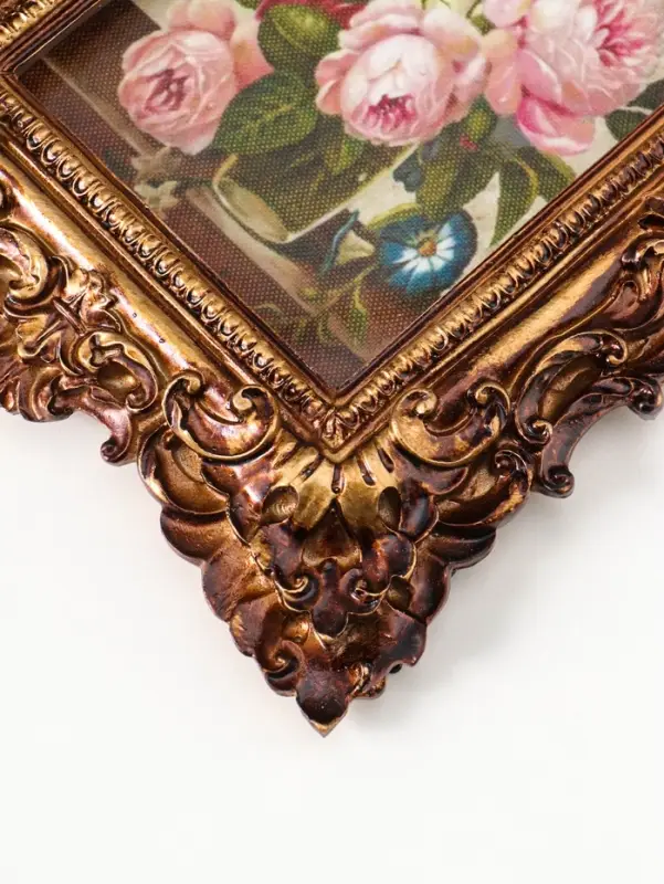 Фоторамка полистоун 9х13 см "Княгиня" золото 1,8х18х23 см