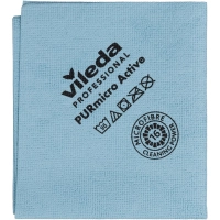 Салфетка хозяйственная ПУРМикро синяя 5 шт/уп