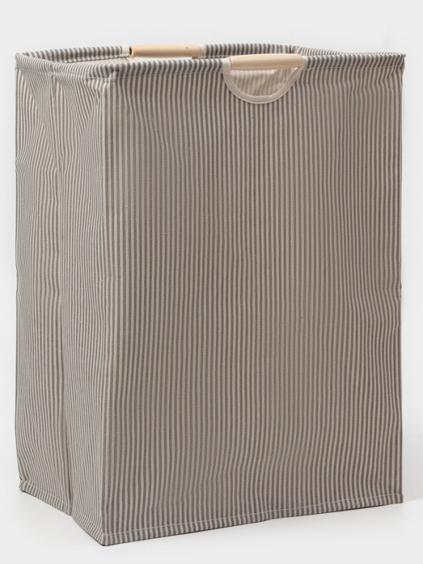 Корзина для белья Доляна «Полосы», 40×26×50 см Корзина для белья Доляна «Полосы», 40×26×50 см