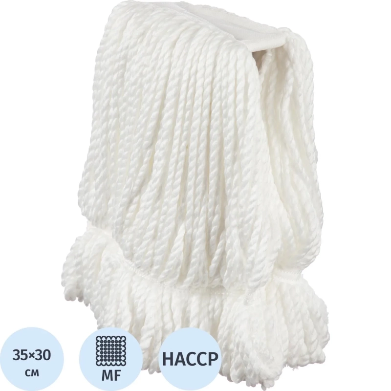 Насадка МОП кентукки , микрофибра 200 грам., белый KN1068