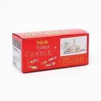 Свеча для торта музыкальная &laquo;Тюльпан&raquo;, красная, 12&times;5 см