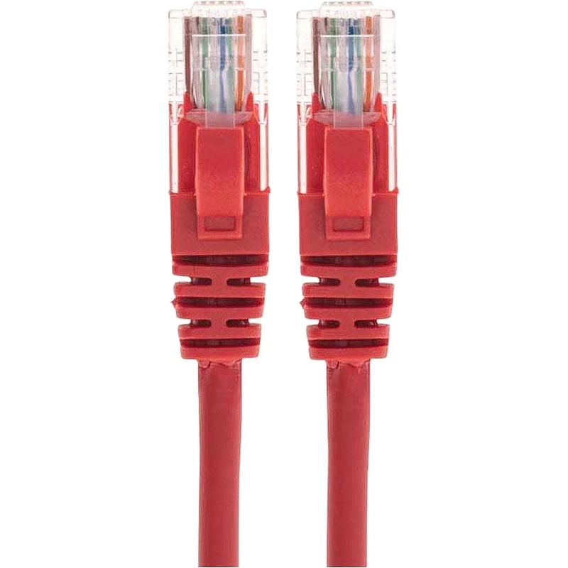 Патч-корд REXANT U/UTP, CAT 5e, 26AWG, LSZH, красный, 0,3м (02-0103-03)