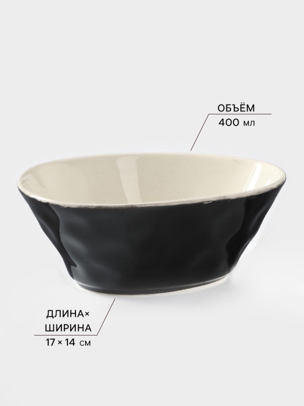 Набор тарелок «Рестос Блэк», 4 предмета, керамика, 1 сорт, Иран Набор тарелок «Рестос Блэк», 4 предмета, керамика, 1 сорт, Иран