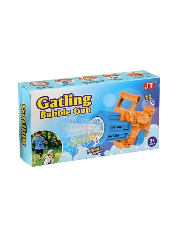 Генератор мыльных пузырей &laquo;Пулемёт&raquo;, работает от батареек