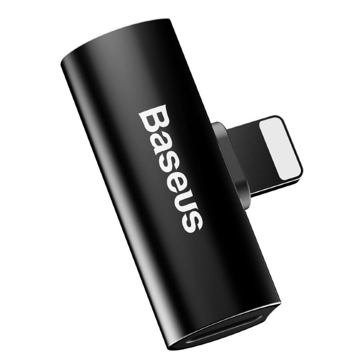 Переходник Baseus с Lightning на 2xLightning 8 pin, чёрный Переходник Baseus с Lightning на 2xLightning 8 pin, чёрный