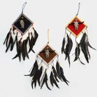 Ловец снов &laquo;Череп буйвола&raquo;, 20&times;4&times;35 см, МИКС