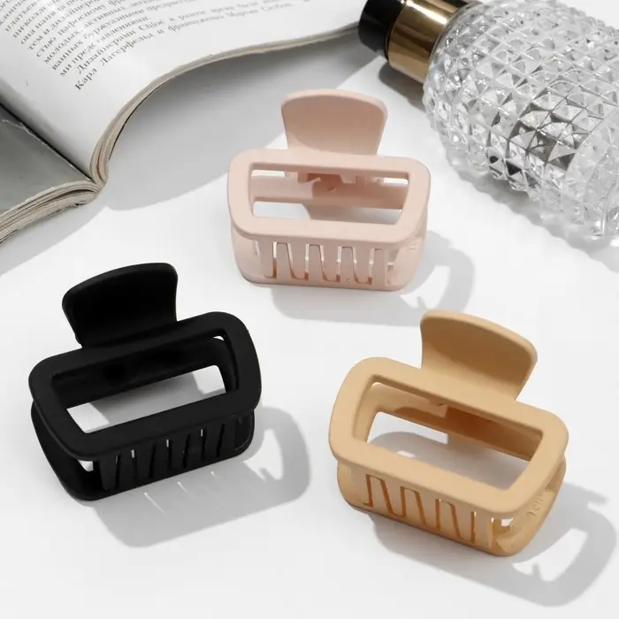 Крабик для волос «Матовый», прямой мини, 5 см, МИКС Крабик для волос «Матовый», прямой мини, 5 см, МИКС