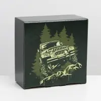 Коробка подарочная сборная, упаковка, &laquo;Джип&raquo;, 15 х 15 х 7 см