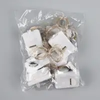 Набор гирлянд &laquo;Нить&raquo; 1 м, роса, 5 шт., IP20, серебристая нить, 10 LED, 3 режима, от батареек AG13&times;3, свечение мульти