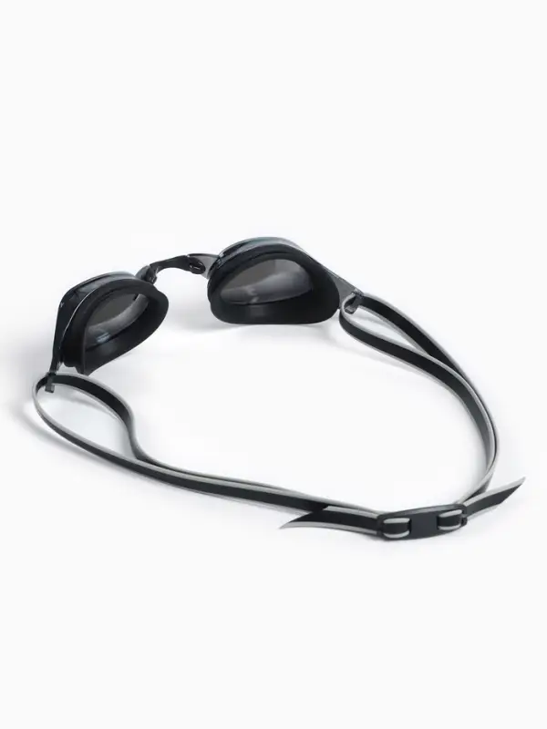 Очки для плавания ONLYTOP, набор носовых перемычек, чёрные, зеркальные