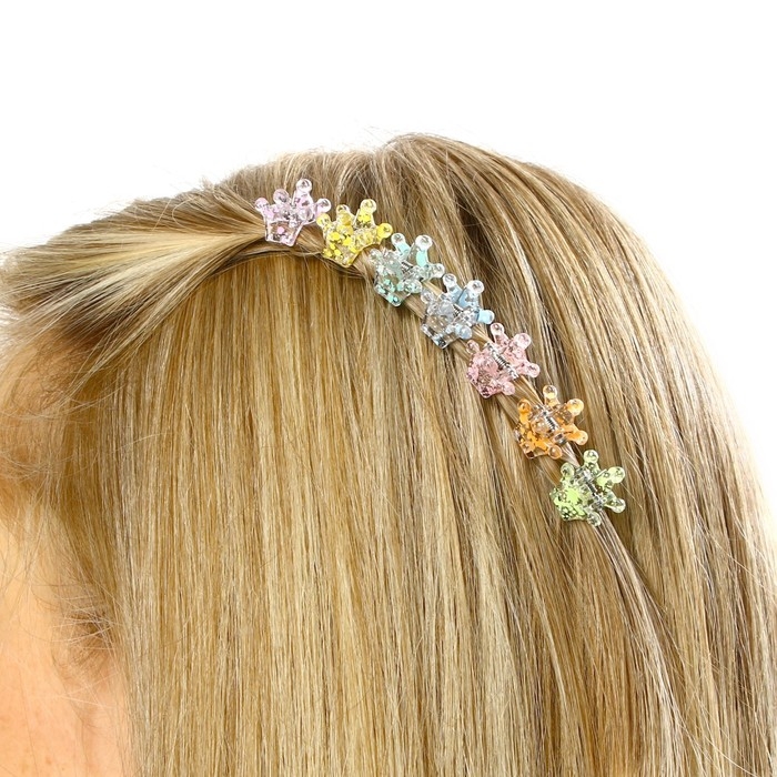 Краб для волос «Маленькой принцессе», набор 10 шт.,1,5 х1,3 х 1 см Краб для волос «Маленькой принцессе», набор 10 шт.,1,5 х1,3 х 1 см