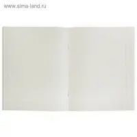 Тетрадь 48 листов в клетку Calligrata «Океан», обложка мелованная бумага, блок №2, белизна 75% (серые листы), МИКС