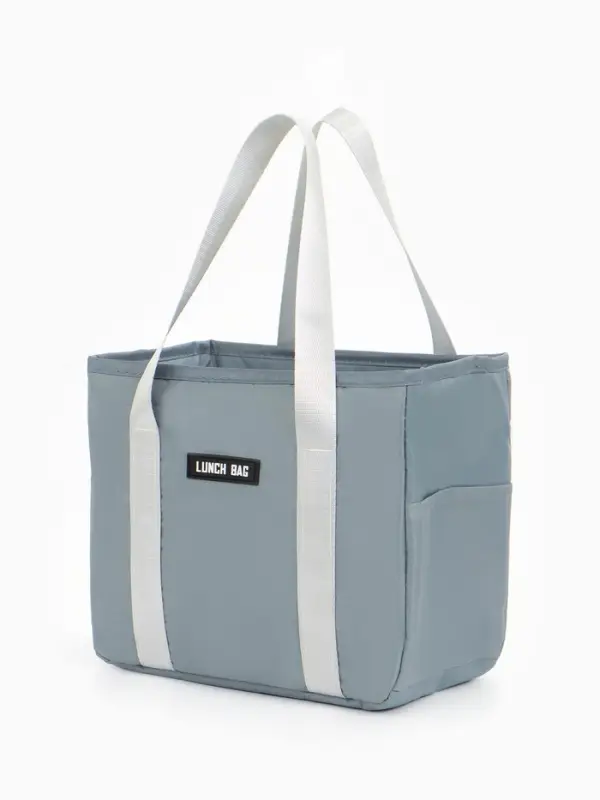 Термосумка на молнии, 6.4 л, цвет серый