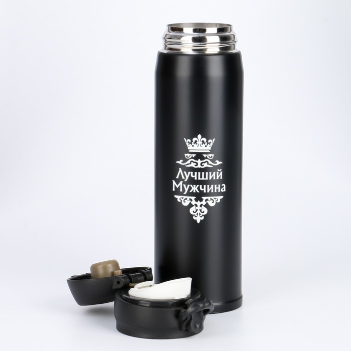 Термос, 420 мл, Топ Термос, 420 мл, Топ "Мастер К. Лучший", сохраняет тепло 8 ч, 7 х 26 см