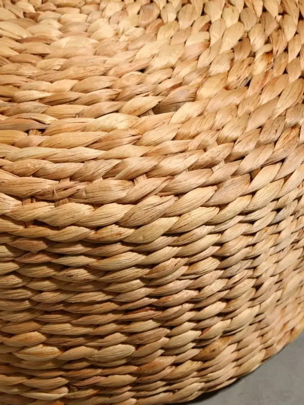 Пуфик, 40&times;40&times;20 см, водный гиацинт