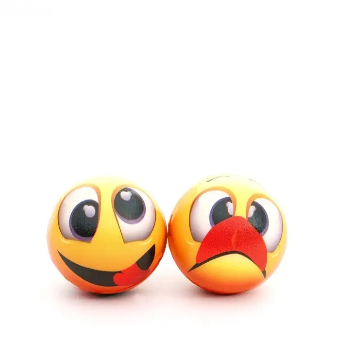 Мячик зефирный "Очки", 6,3 см, жёлтый,