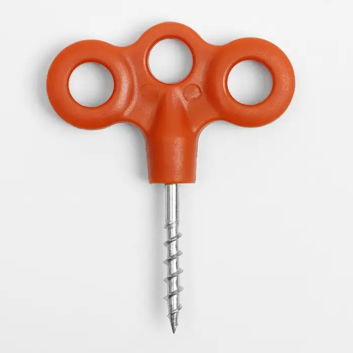 Крепление туристическое для веревки, набор - 5 шт., 7&times;7 см