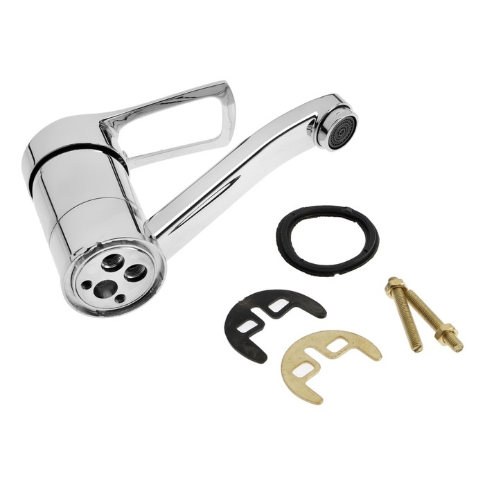 Смеситель для кухни ZEIN Z3822, однорычажный, длина излива 15 см, картридж 35 мм, хром Смеситель для кухни ZEIN Z3822, однорычажный, длина излива 15 см, картридж 35 мм, хром