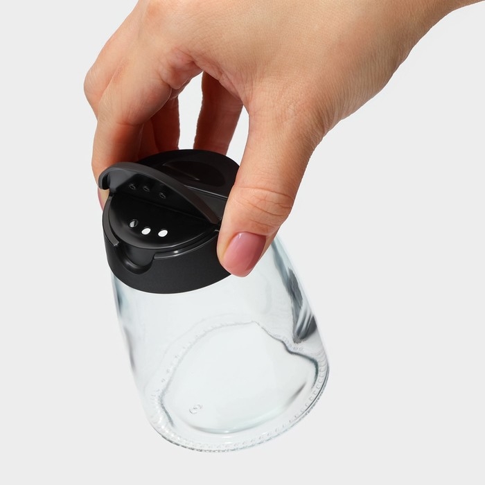 Набор баночек стеклянных для специй с пластмассовой крышкой Доляна «Отто», 140 мл, 6,2×8,4 см Набор баночек стеклянных для специй с пластмассовой крышкой Доляна «Отто», 140 мл, 6,2×8,4 см