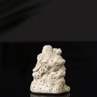 Набор фигурок &laquo;Нэцкэ&raquo;, 5 шт., 20&times;10&times;7 см, бежевый