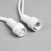 Гирлянда &laquo;Бахрома&raquo; 3&times;0.6 м, IP65, УМС, белая нить каучук, 108 LED, свечение синее, 220 В