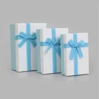 Набор подарочных коробок 3 в 1, прямоугольные 23&times;16&times;9.5 21&times;14&times;8.0 19&times;12&times;6.5 см