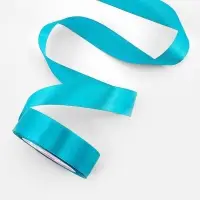 Лента атласная, 25 мм, 23&plusmn;1 м, бирюзовая