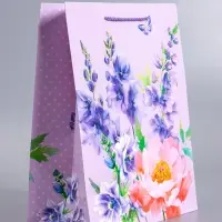 Пакет подарочный ламинированный &laquo;Самой лучшей&raquo;, 26&times;12&times;32 см