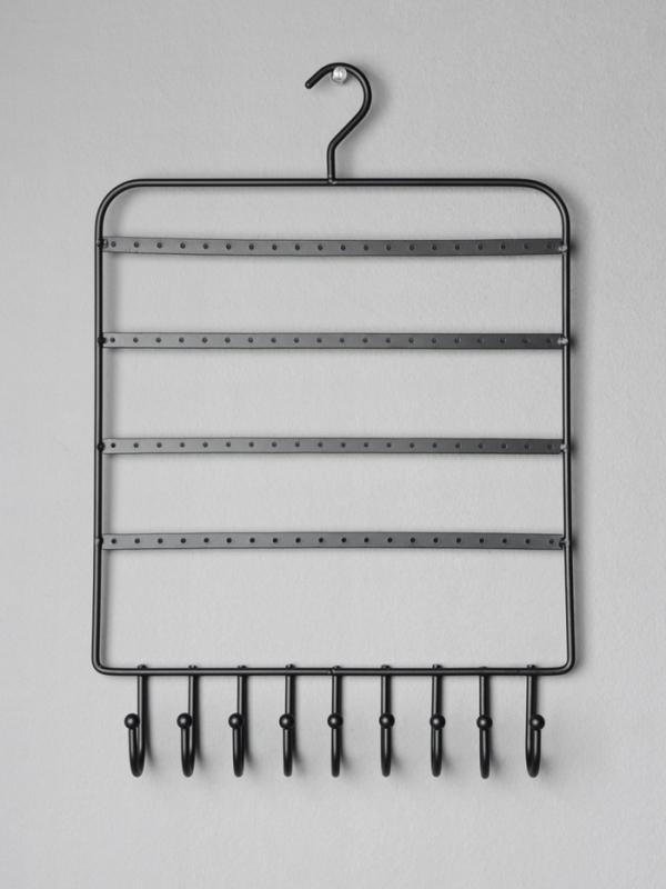 Органайзер для украшений Органайзер для украшений "Вешалка", 37*25*5см, цвет чёрный