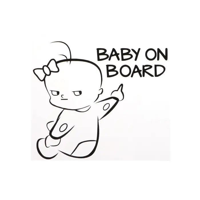 Наклейка на авто Baby on board, 16×14 см Наклейка на авто Baby on board, 16×14 см