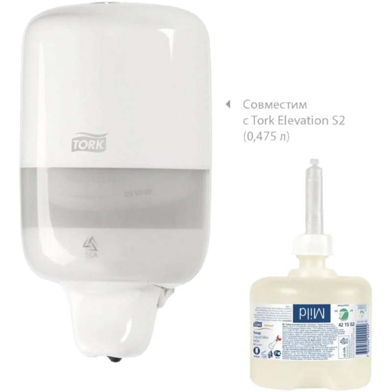Картридж с жидким мылом Tork S2 0,475л, 421502/420502
