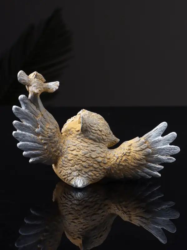 Фигура Фигура "Сова с совенком на крыле" 9.3х13.5х5.2 см