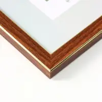 Фоторамка для фото 15&times;15 см Keep memories, Elysian, пластик, бук с золотом