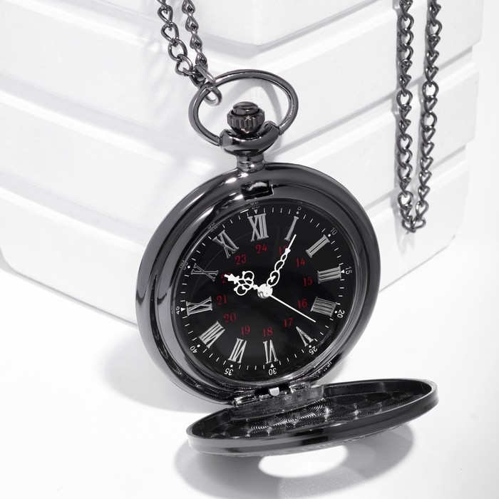 Часы карманные Часы карманные "Классика", кварцевые, цепочка l-40 см, d-4.5 см
