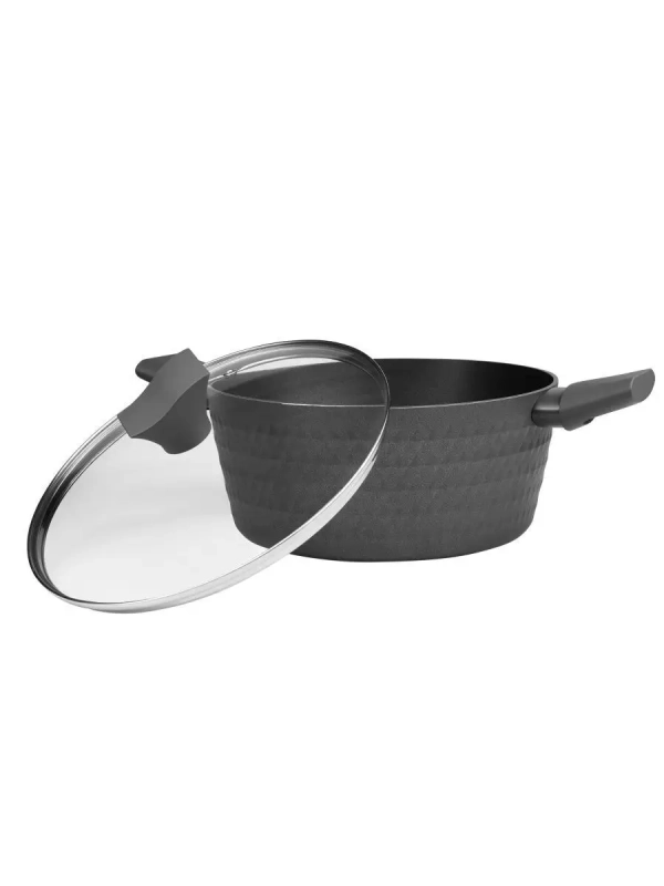 Кастрюля 2 литра Kontur-20C крышка индукция антипригарное Кастрюля 2 литра Kontur-20C крышка индукция антипригарное